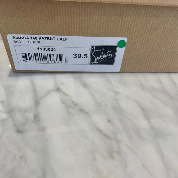 Christian Louboutin Bianca 140 Patent Calf 39.5 - Picture 6 of 8